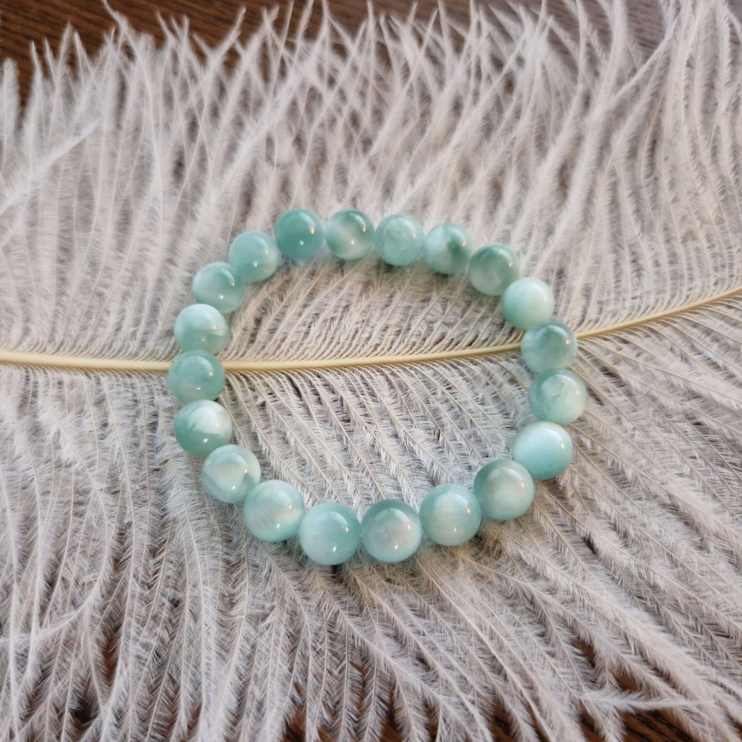 Månsten Grön Armband