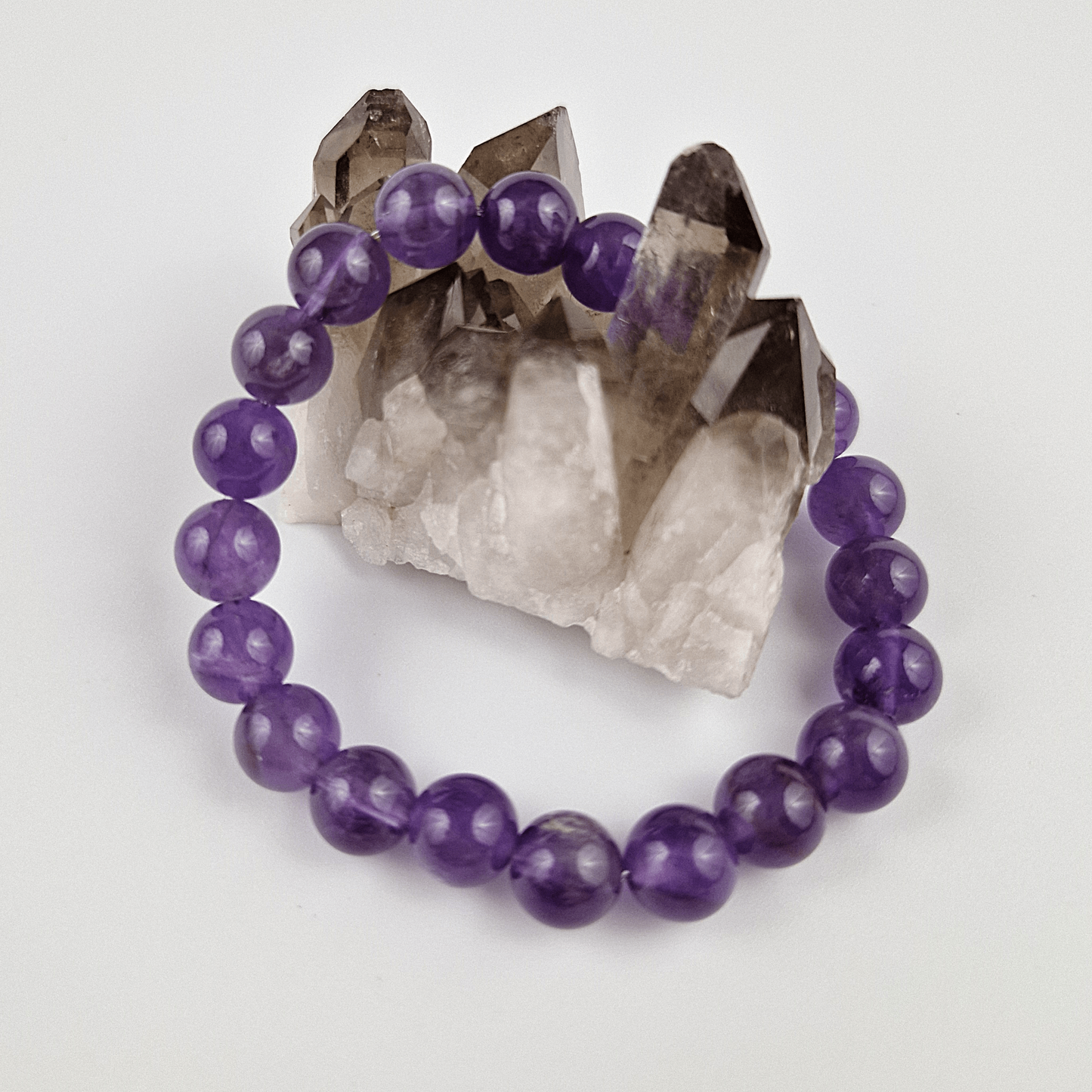 Ametist Djup Lila Armband