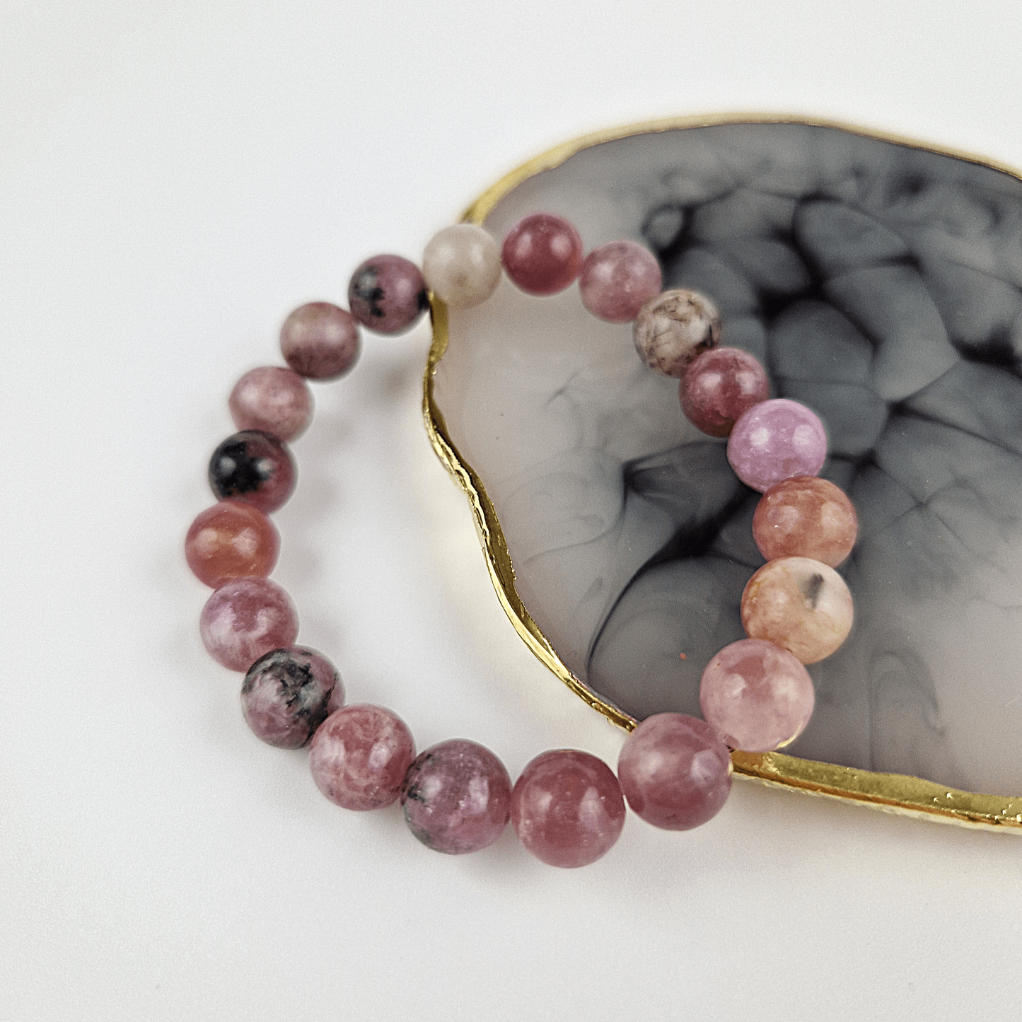Flower Lepidolit Armband