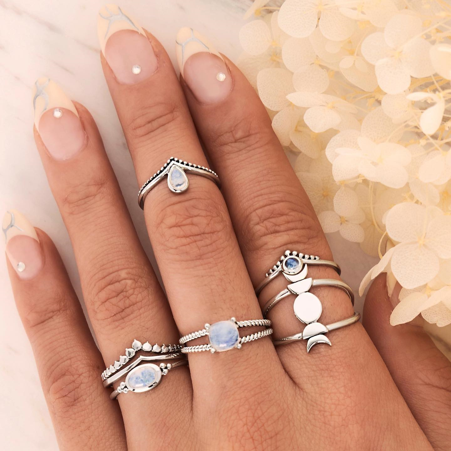 Moroccan tårdroppe Ring