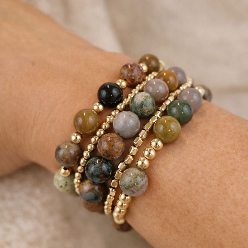 Afrikansk Havsjaspis Armband
