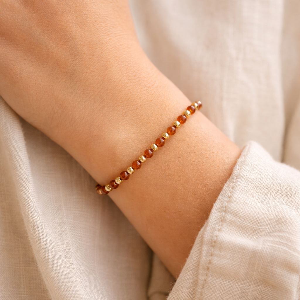 Karneol Satellit Mini Armband