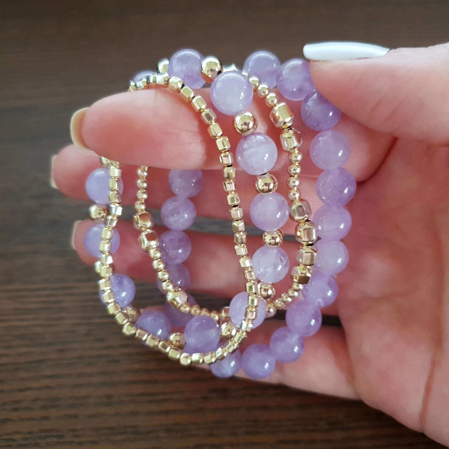 Ametist Ljus Armband