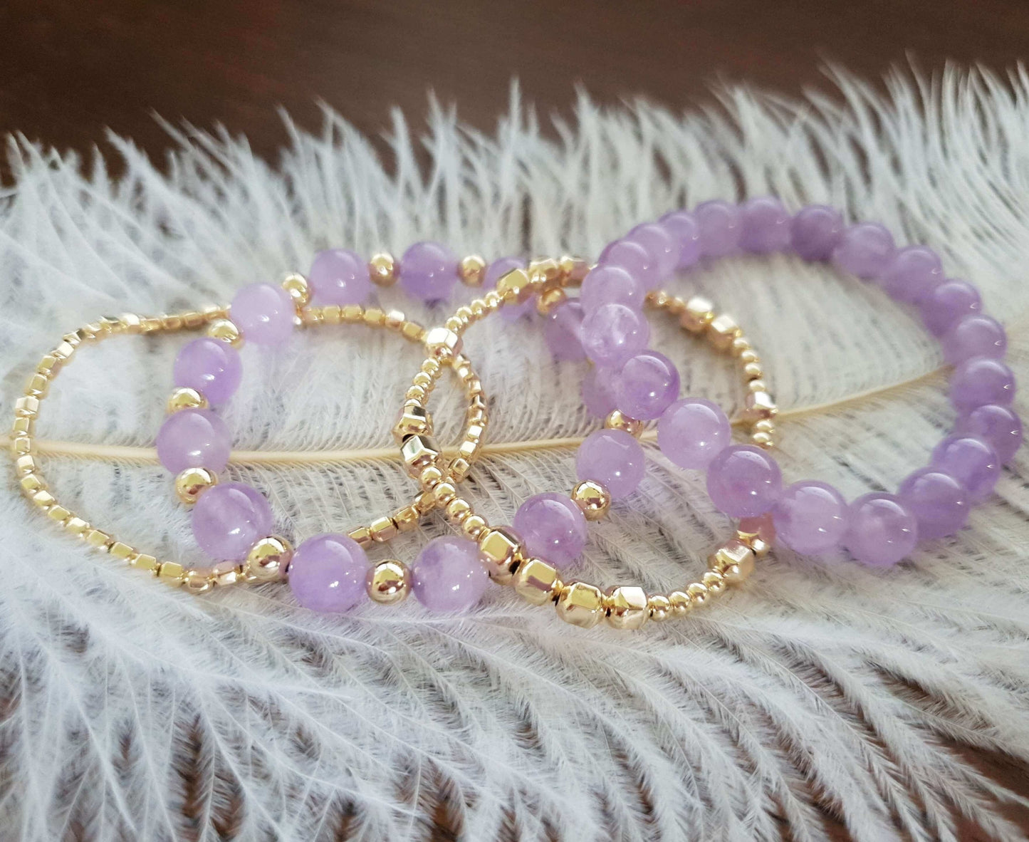 Ametist Ljus Armband