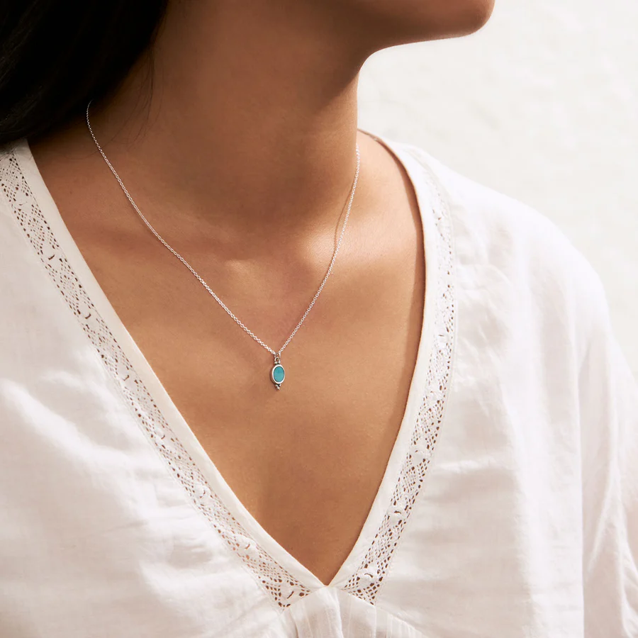 Månsång Turkos Halsband