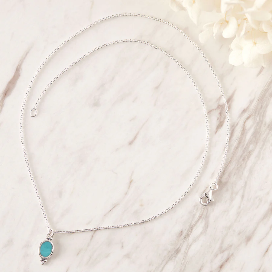 Månsång Turkos Halsband