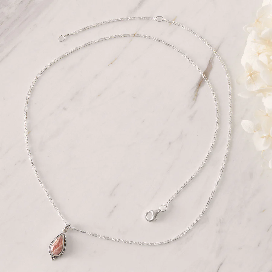 Glädjetår Rodokrosit Halsband
