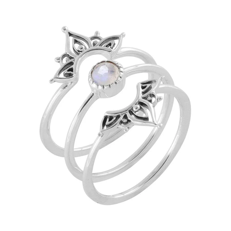 Vandringslust Månsten Ring Set