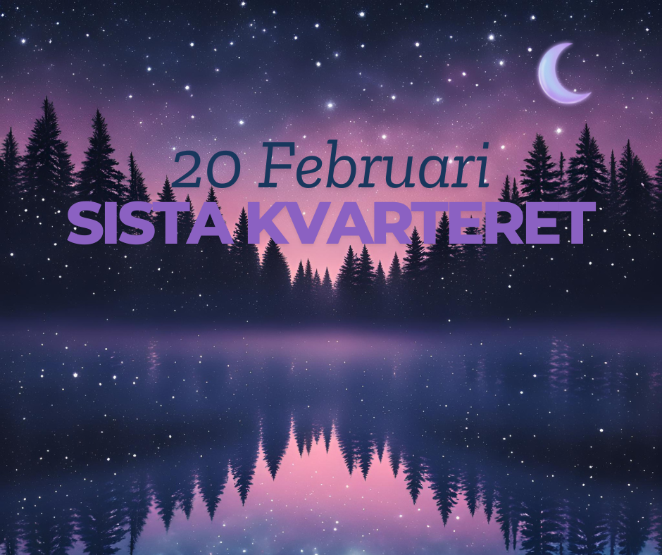 Månen i tredje kvarteret – 20 februari