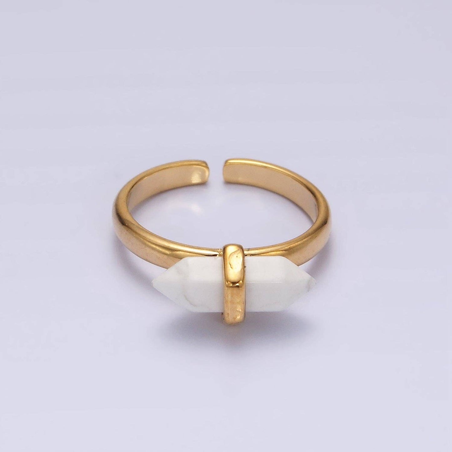 Channeling Point Ring - Månsten