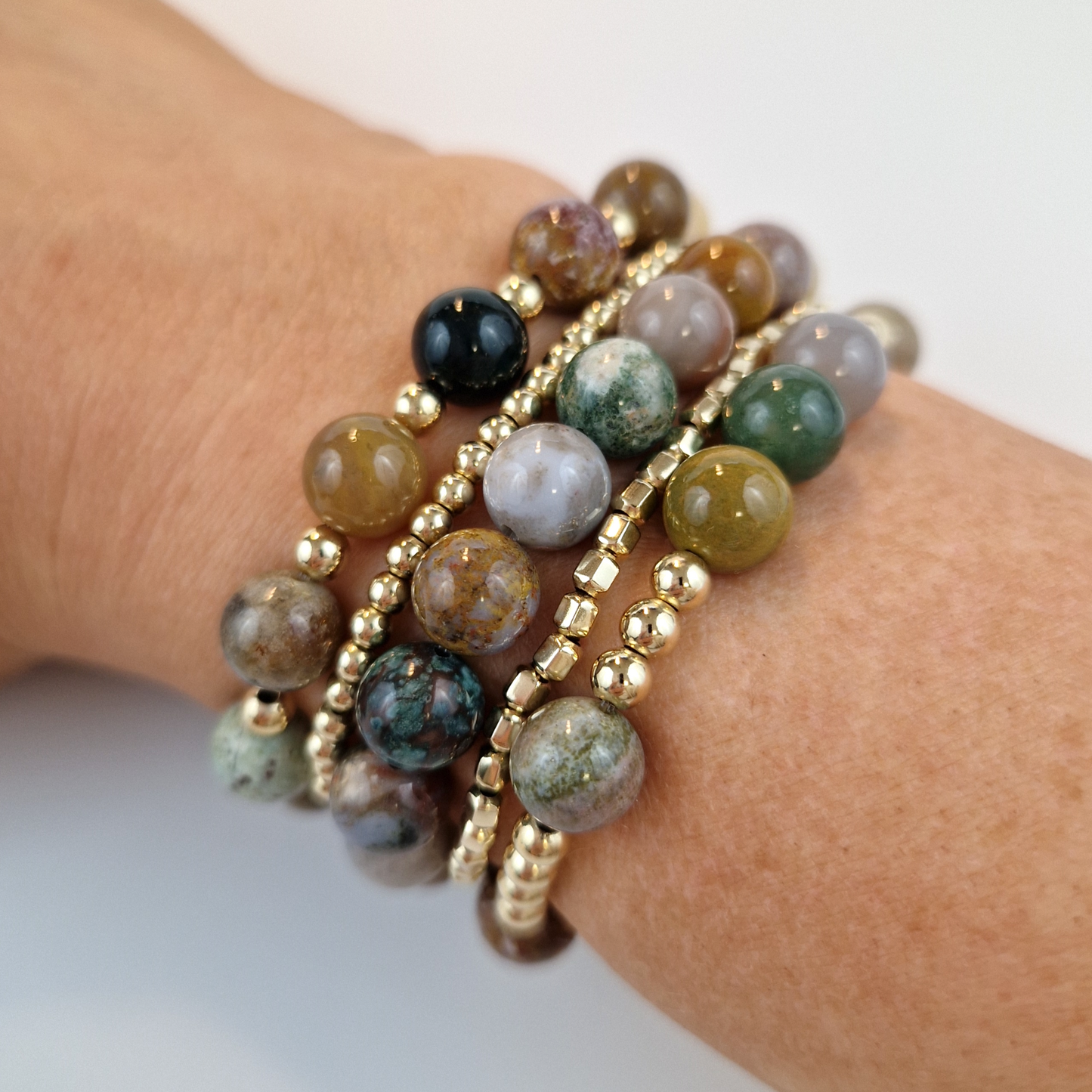 Afrikansk Havsjaspis Armband