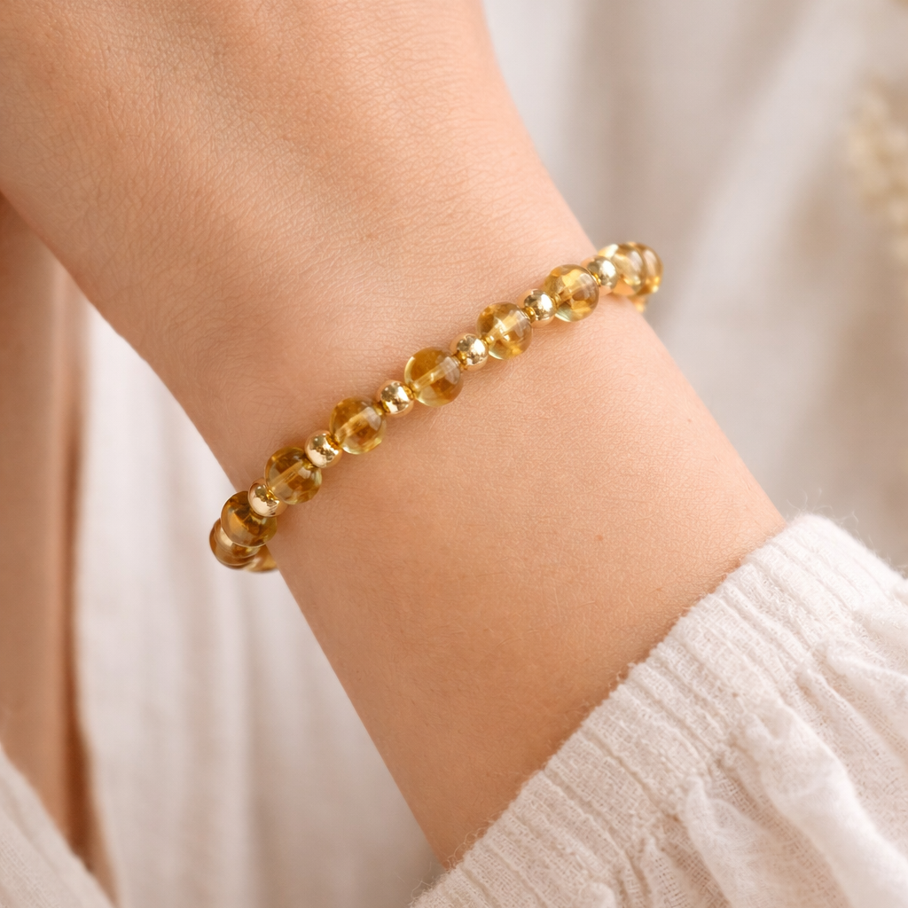 Citrin Satellit Armband