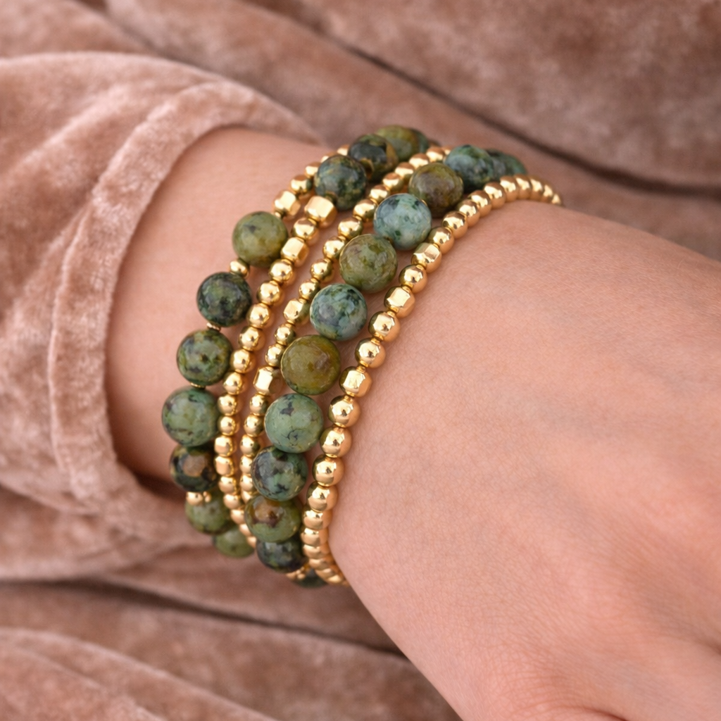 Afrikansk Turkos Armband