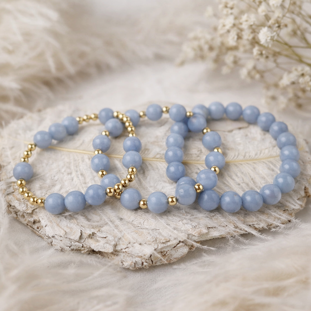 Angelit Armband