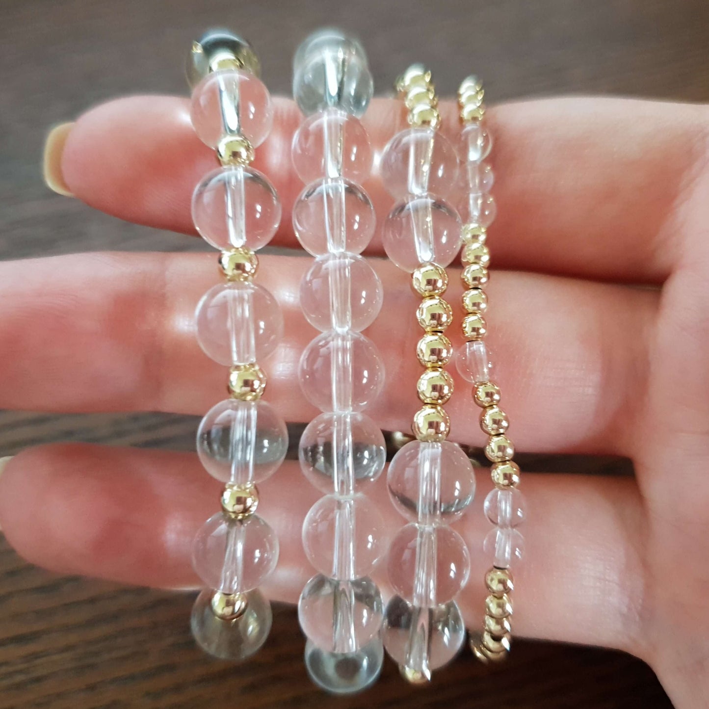 Bergkristall Mini Orbital Armband