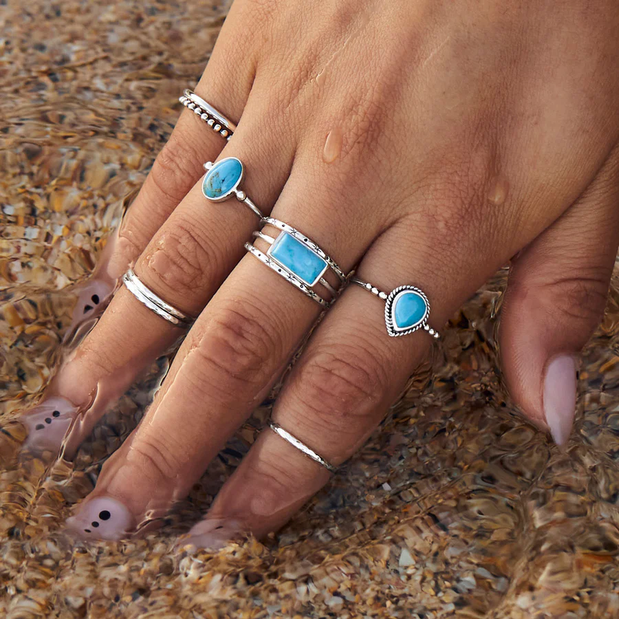 Fröjd Turkos Ring