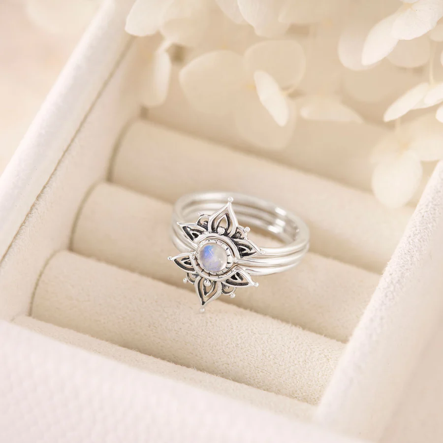 Vandringslust Månsten Ring Set