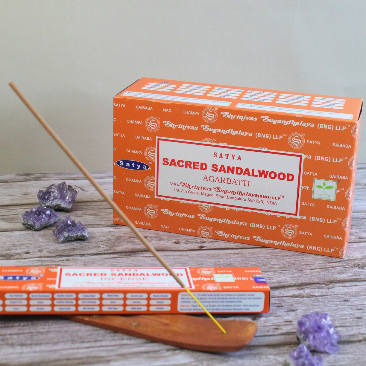 Satya Sacred Sandalwood Rökelse – 15g