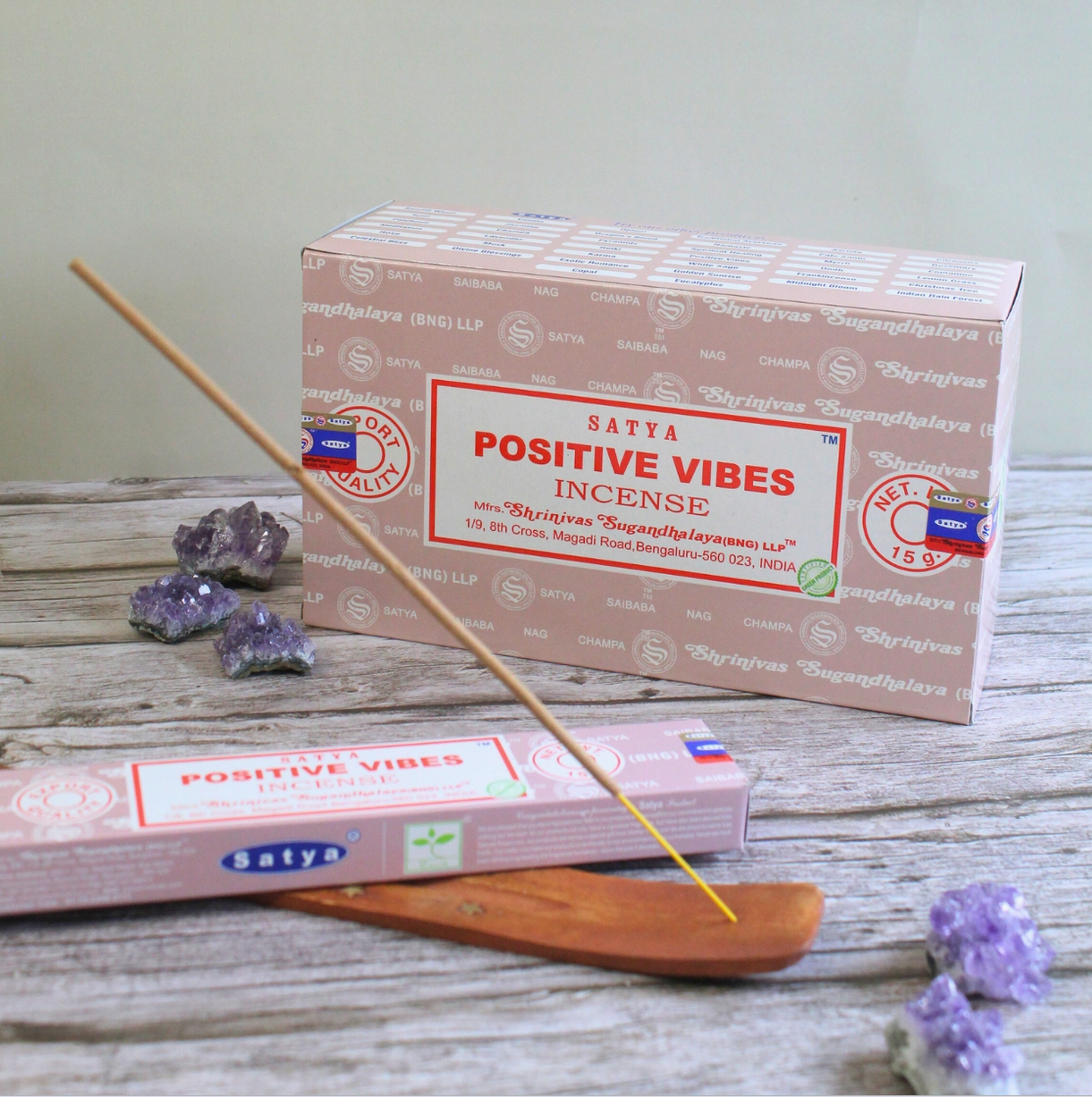 Satya Positive Vibes Rökelse – 15g