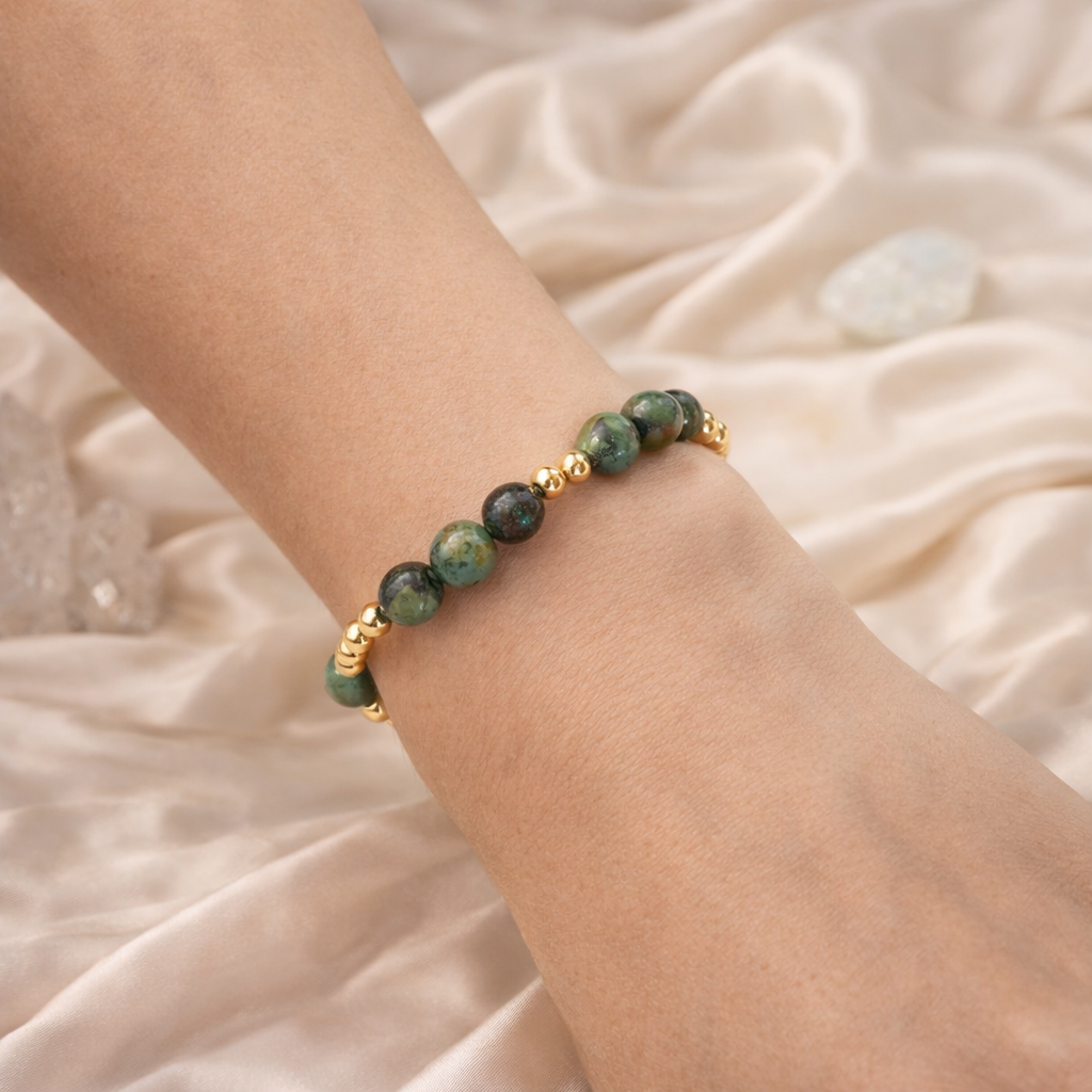 Afrikansk Turkos Orbital Armband