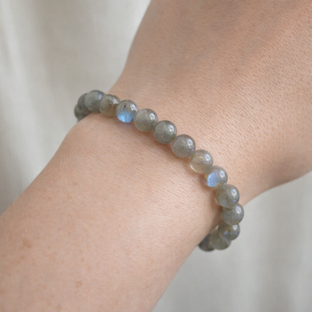 Grå Labradorit Armband