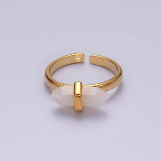 Channeling Point Ring - Månsten