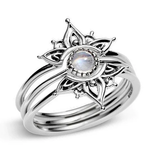 Vandringslust Månsten Ring Set