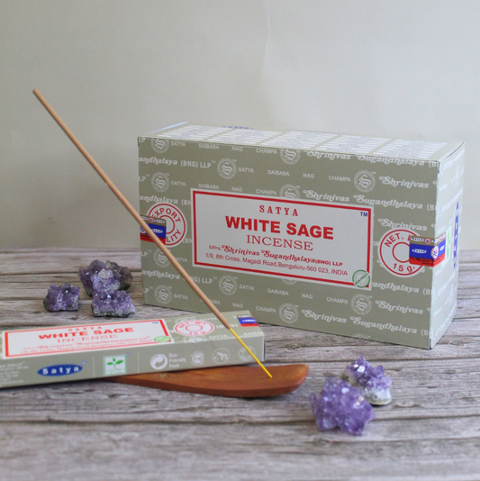Satya Vit sage Rökelse - 15g